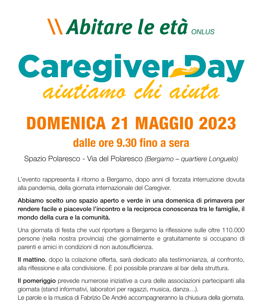 Immagine CAREGIVER DAY - AIUTIAMO CHI AIUTA -